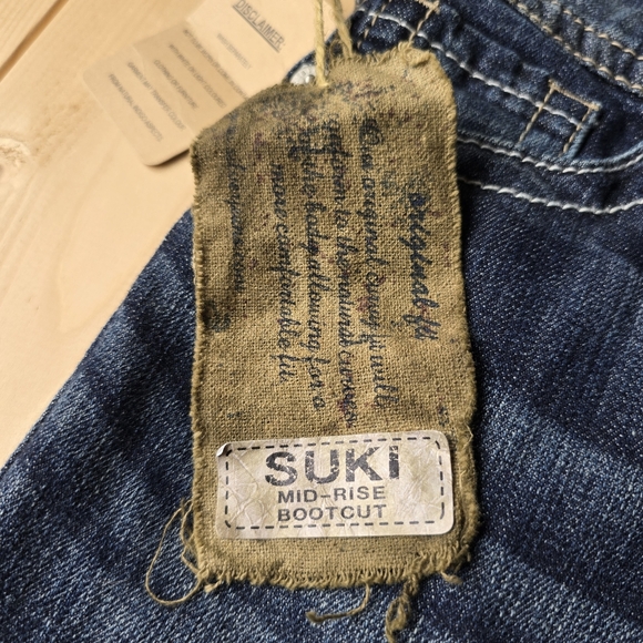 Silver Jeans Suki Mid Rise Bootcut Denim Jeans Womens 30X34 NWT - Picture 8 of 15